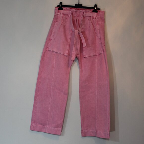 Sky Rider Pants in Rose Elastic waistband oversize woman's  size Small/medium - Picture 3 of 9
